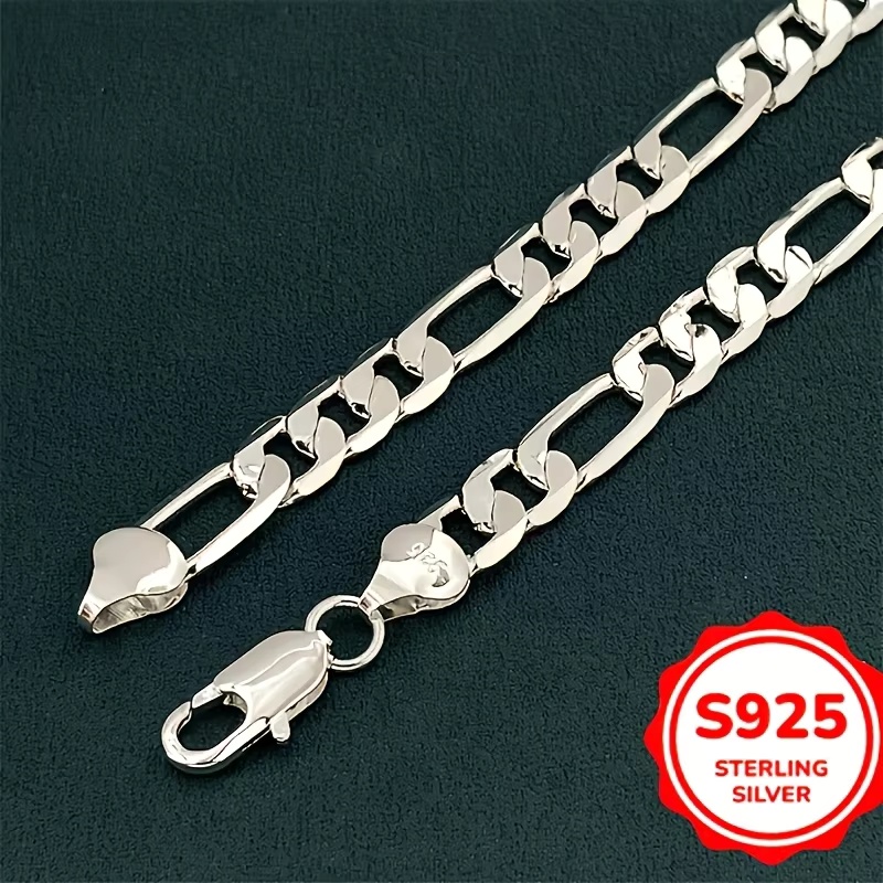 Lobster Clasp Silver - Hurtowa sprzedaż męskich naszyjników ze srebra