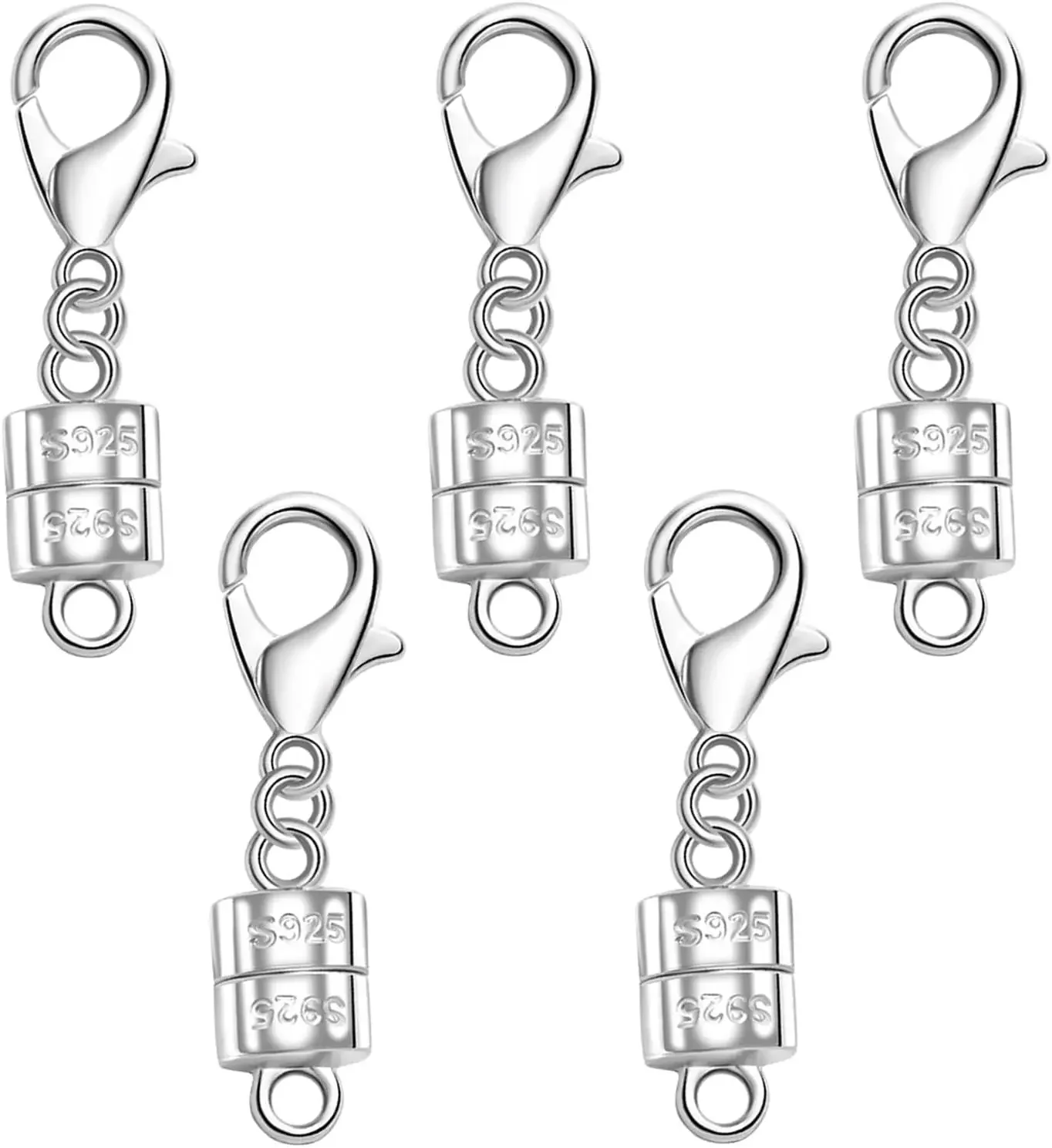 Lobster Clasp Silver - Srebrna (925) magnetyczna zapięcie do naszyjnika