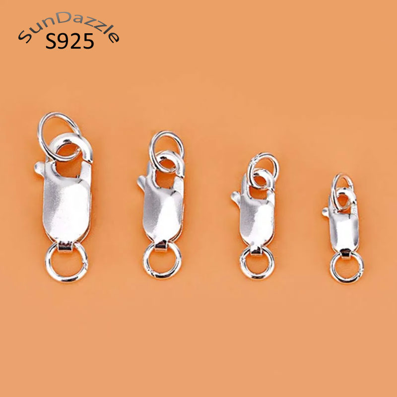 Lobster Clasp Silver - Oryginalne, prawdziwe, czyste, solidne zapięcie typu