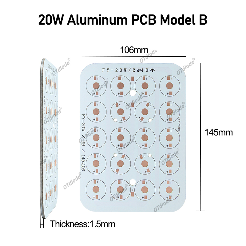 Aluminiowa płyta bazowa LED, p – Jewelry Making Board recenzja i cena