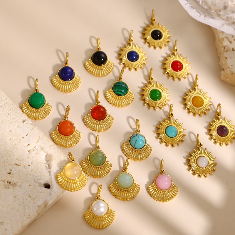 Pozłacana zawieszka w kształci – Jewelry Making Gemstones recenzja i cena