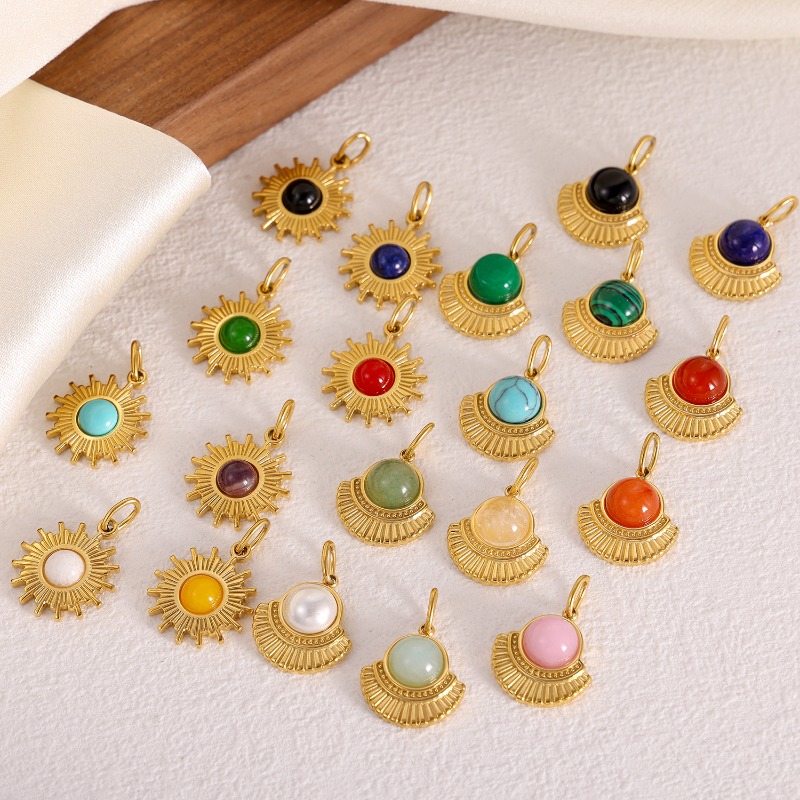 Pozłacana zawieszka w kształci – Jewelry Making Gemstones recenzja i cena