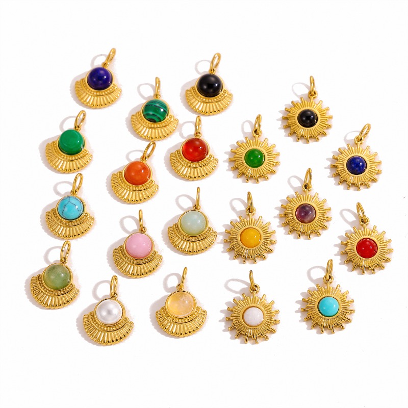 Pozłacana zawieszka w kształci – Jewelry Making Gemstones recenzja i cena