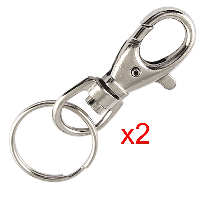 Srebrny metalowy brelok z kara – Lobster Clasp Silver recenzja i cena